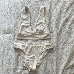 Billabong Cream Floral Bikini Set